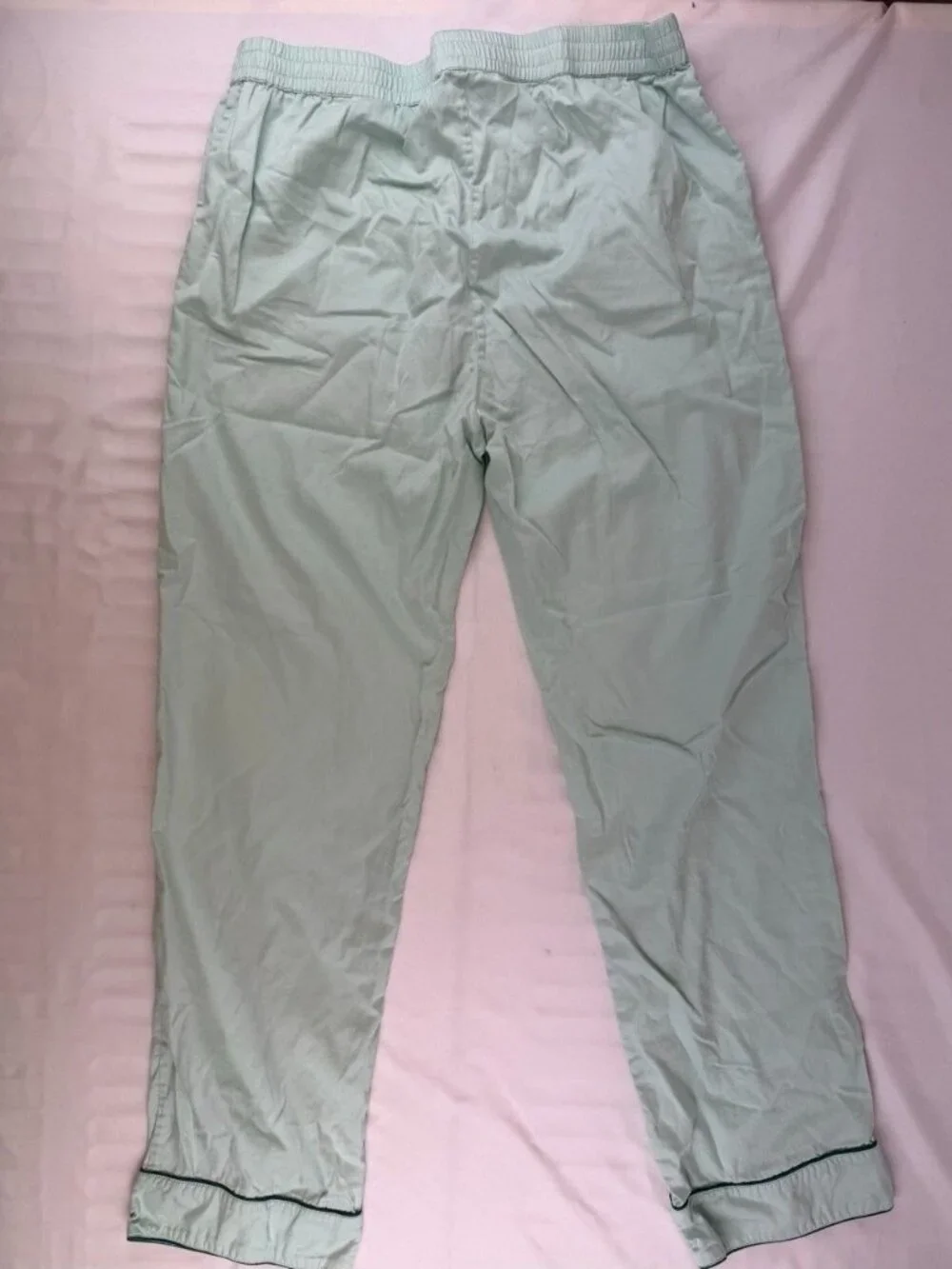 LAKE Pajamas Long Sleeve Pants Set Size Medium in Light Mint Green - Picture 11 of 15